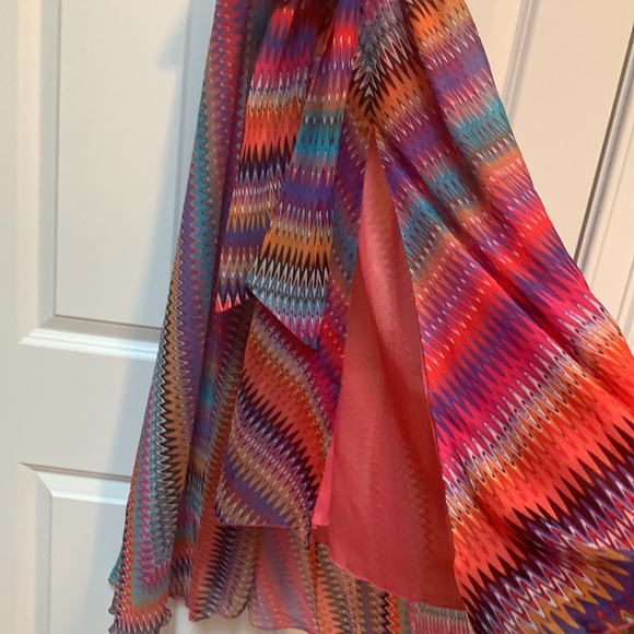 Flowy halter multicolored vacation dress - Muse for Boston Proper - Picture 5 of 10